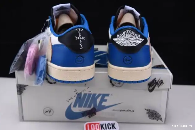 x Scott Air Jordan x Retro Low 1 Travis DM7866-140 Fragment Design 0527